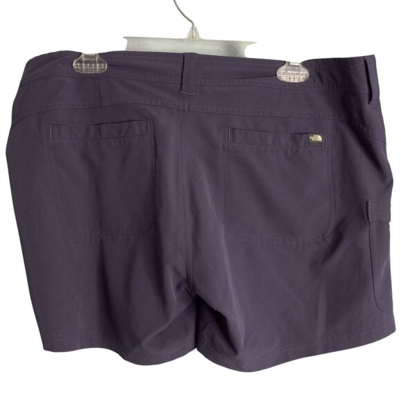 The North Face Size 14 Cargo Shorts Womens Purple Recycled Polyester Elastane - Picture 5 of 7